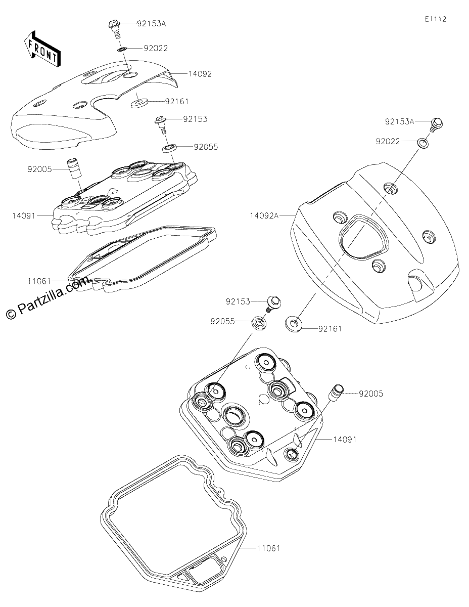 Diagrama de CYLINDER HEAD COVER