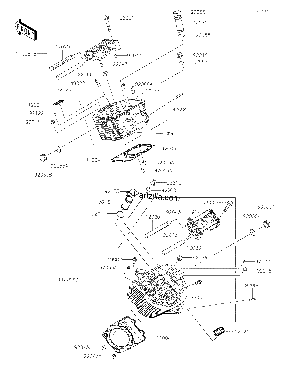 Diagrama de CYLINDER HEAD