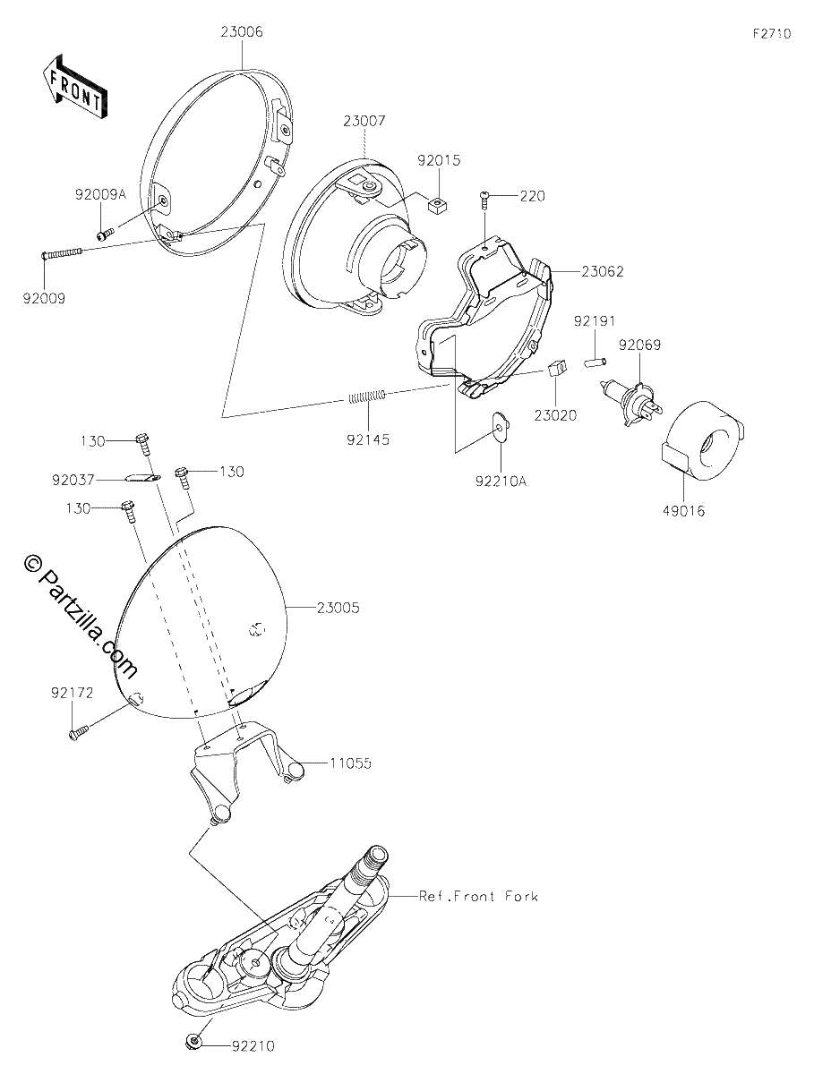 Diagrama de HEADLIGHT S