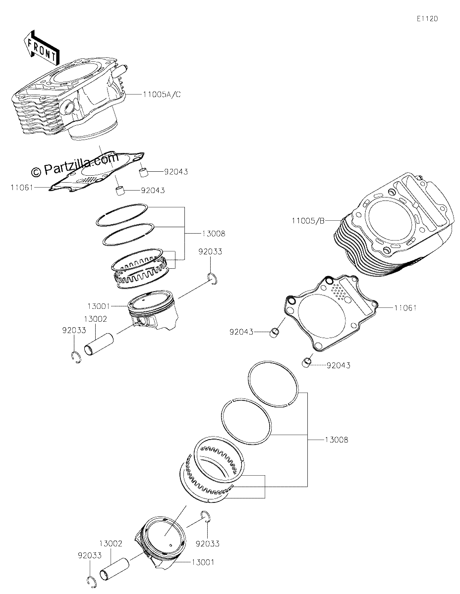 Diagrama de CYLINDER PISTON S