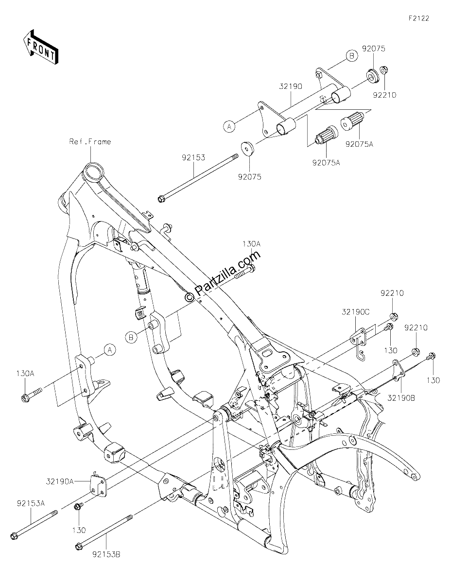 Diagrama de ENGINE MOUNT