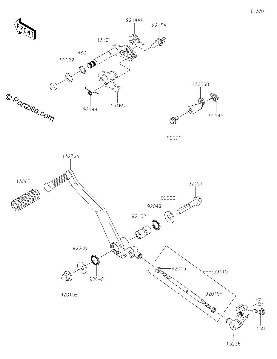 Diagrama de GEAR CHANGE MECHANISM
