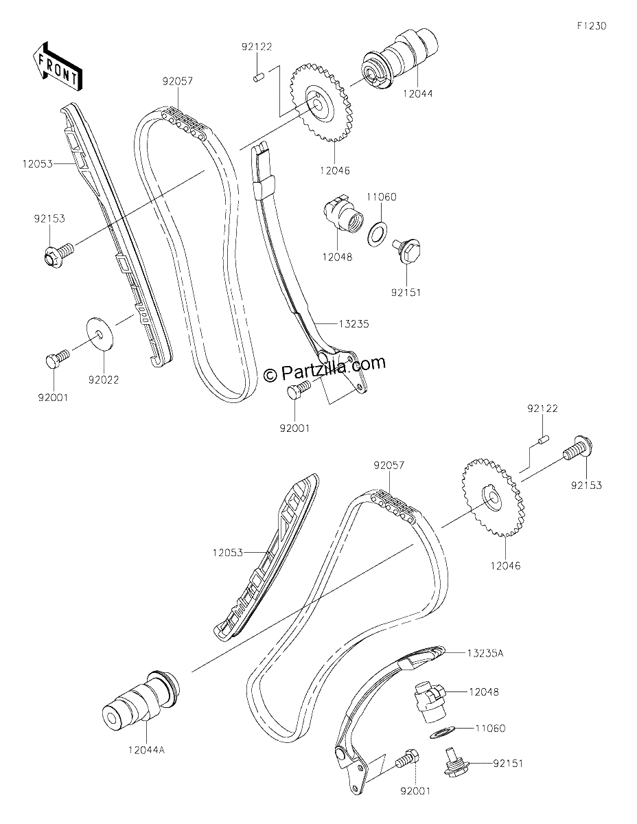 Diagrama de CAMSHAFT S TENSIONER