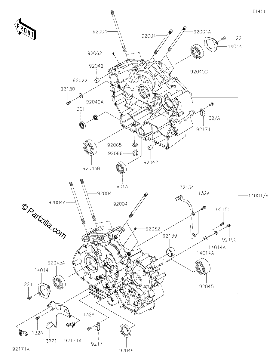 Diagrama de CRANKCASE