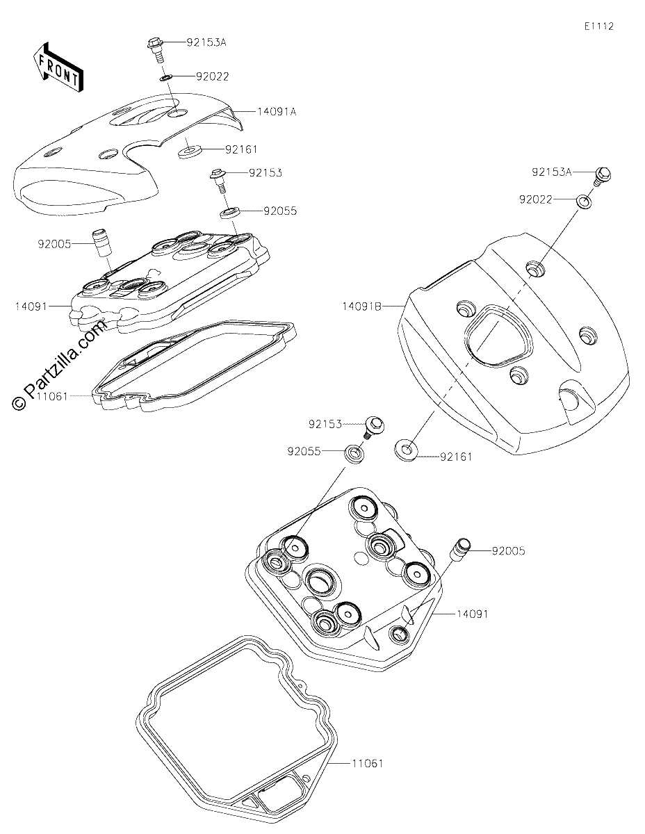 Diagrama de CYLINDER HEAD COVER