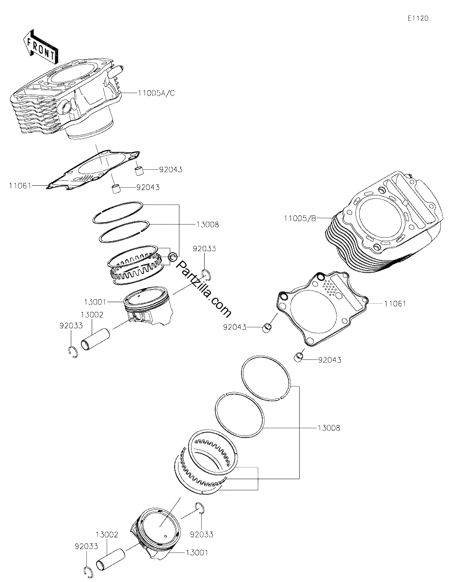 Diagrama de CYLINDER PISTON S