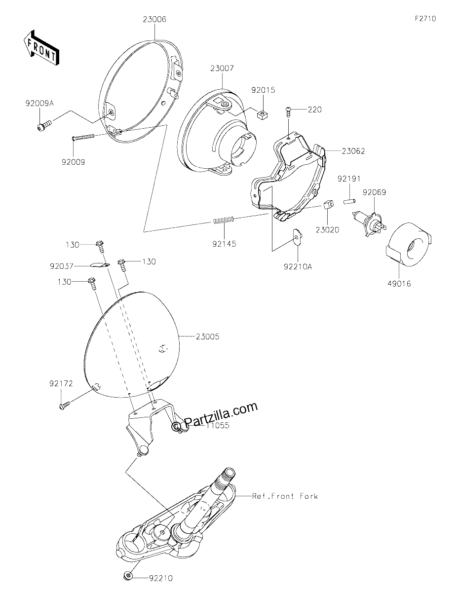 Diagrama de HEADLIGHT S