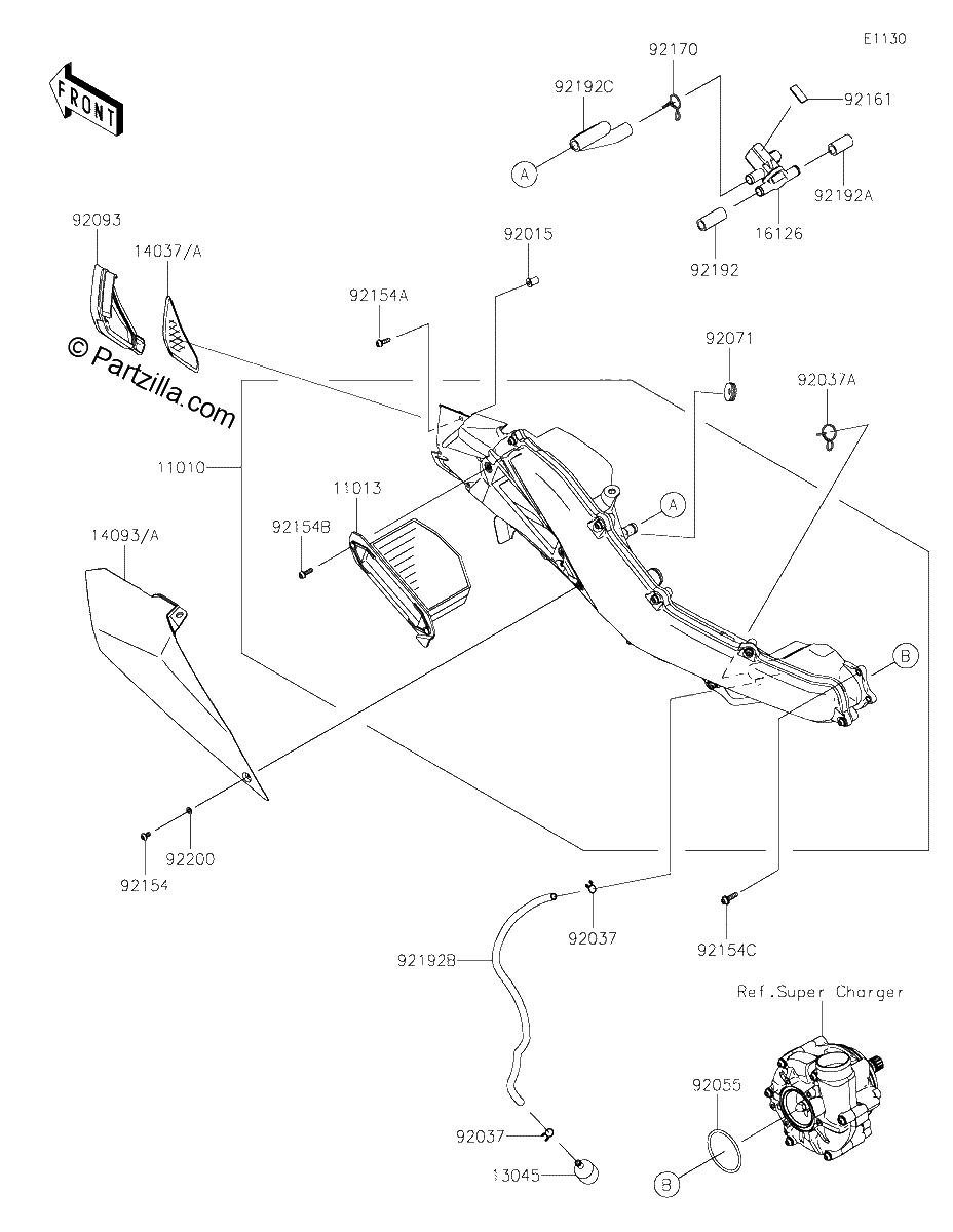 Diagrama de AIR CLEANER