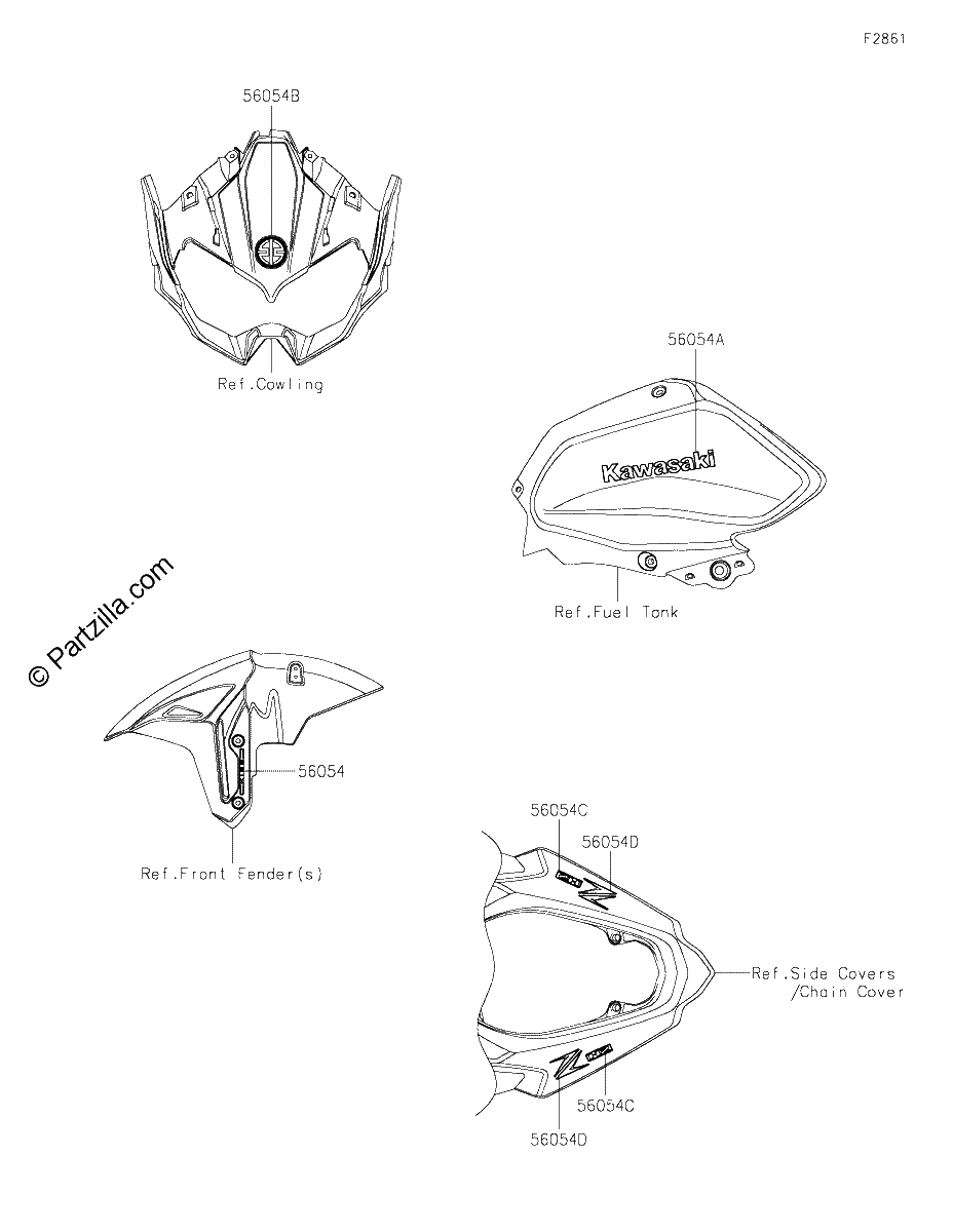 Diagrama de DECALS M D BLACK KLF CN