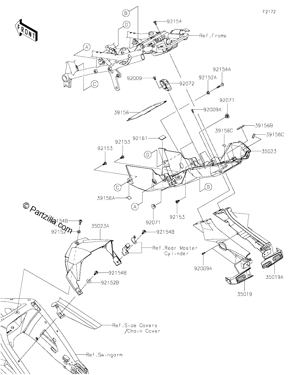 Diagrama de REAR FENDER S