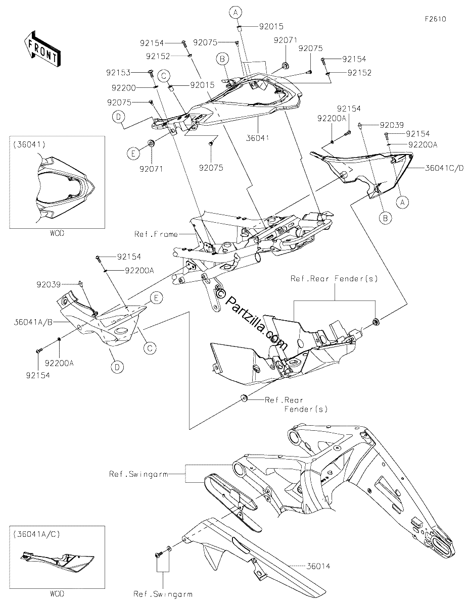 Diagrama de SIDE COVERS CHAIN COVER