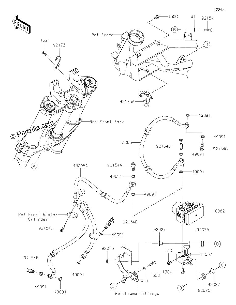 Diagrama de BRAKE PIPING