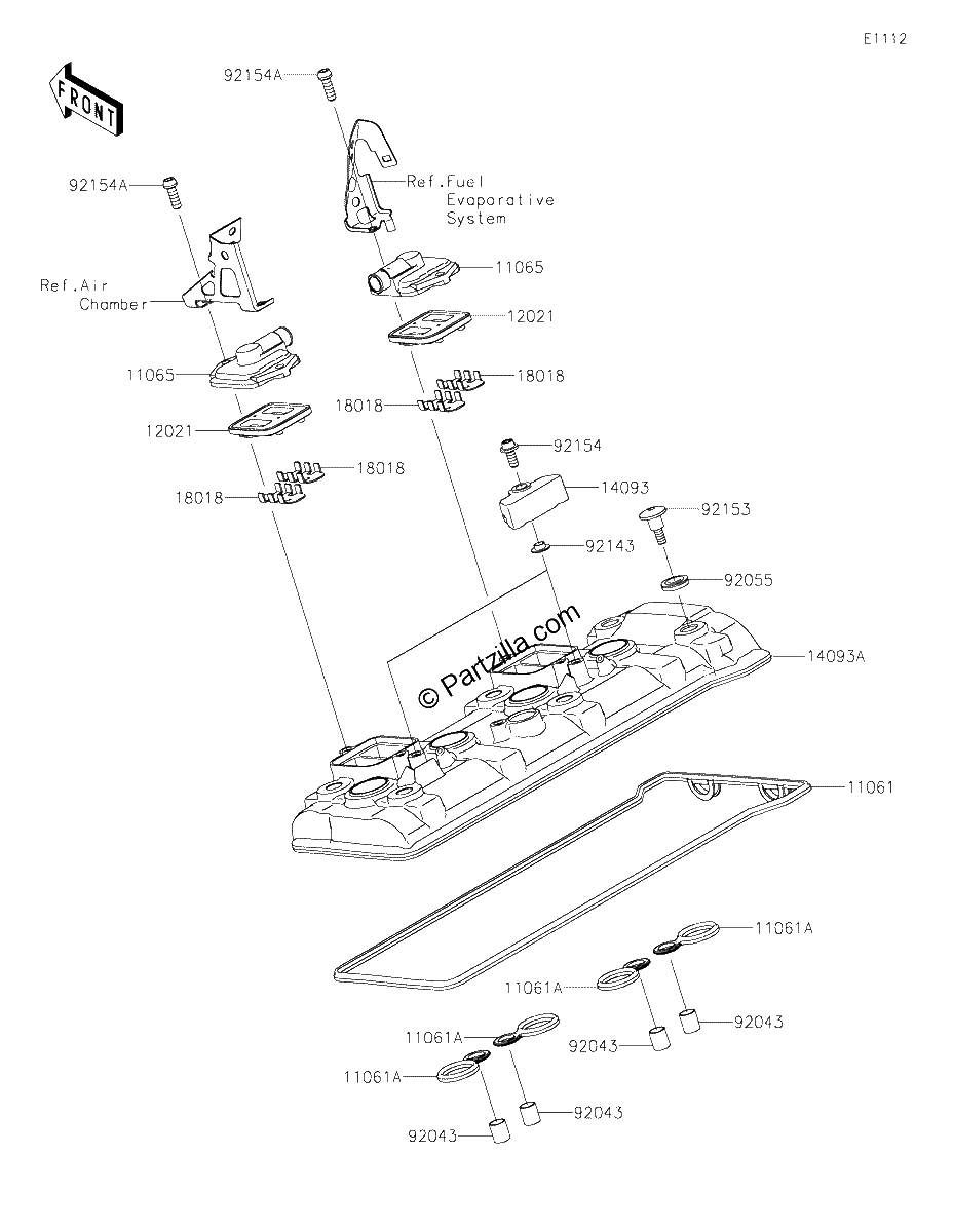 Diagrama de CYLINDER HEAD COVER