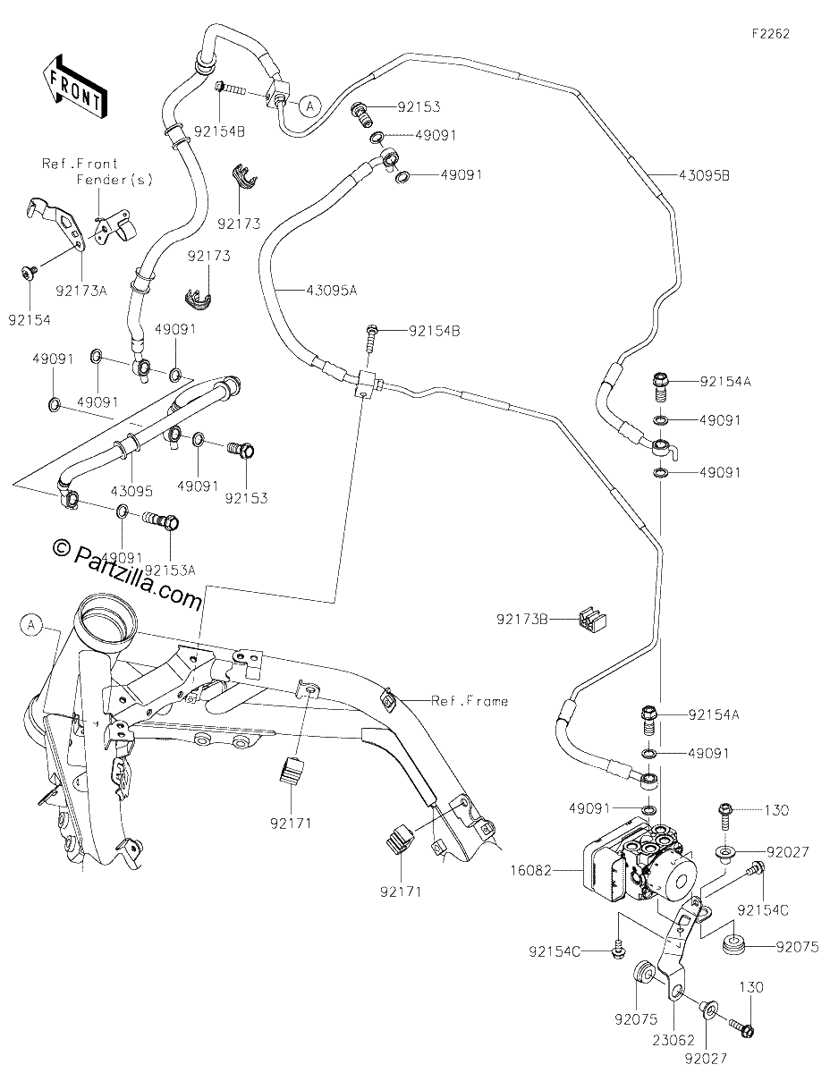 Diagrama de BRAKE PIPING