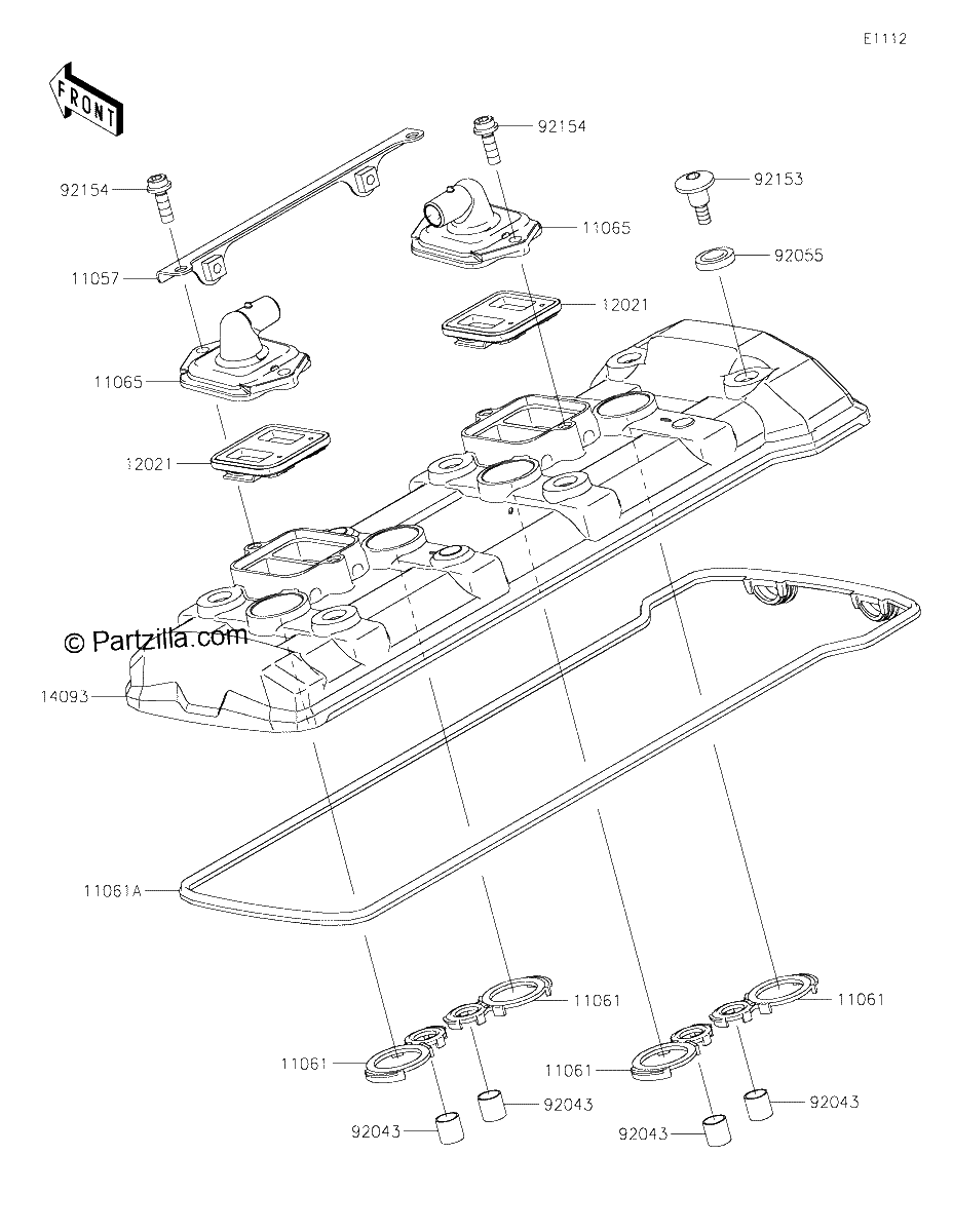 Diagrama de CYLINDER HEAD COVER