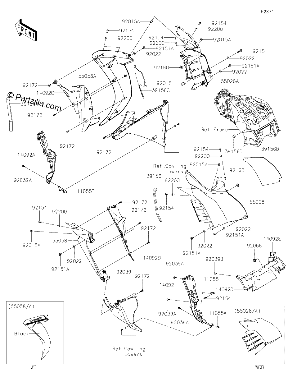 Diagrama de COWLING CENTER
