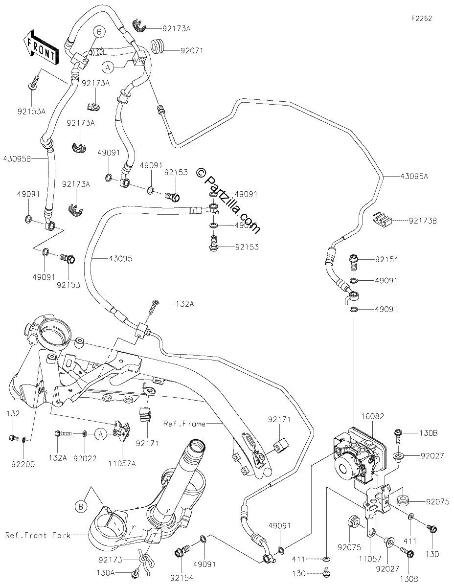 Diagrama de BRAKE PIPING