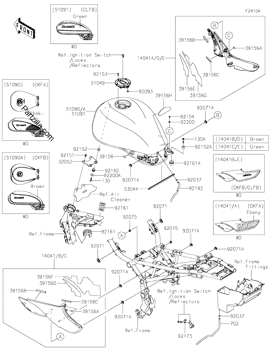 Diagrama de FUEL TANK CA