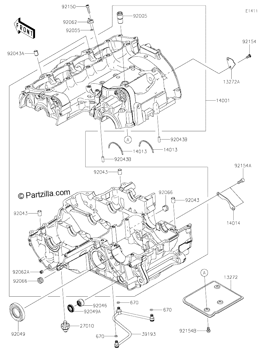 Diagrama de CRANKCASE