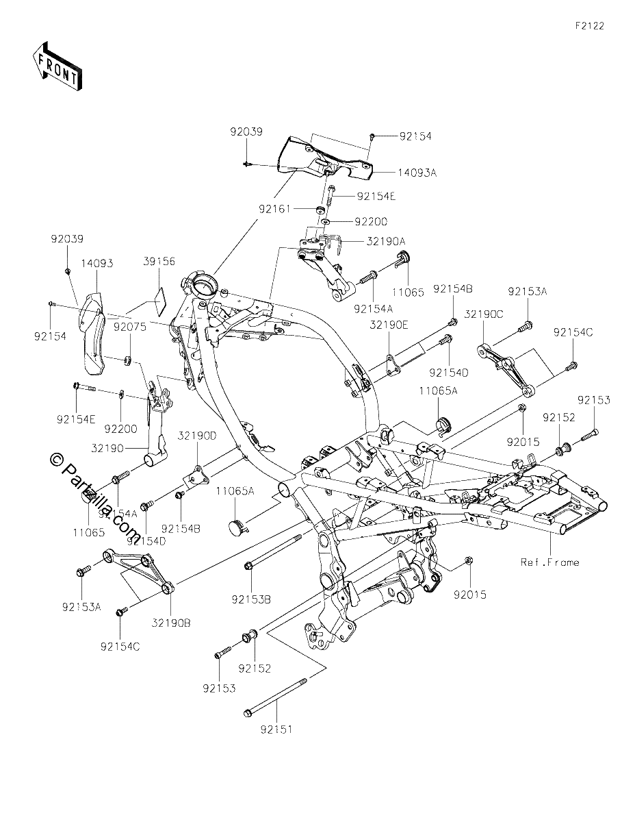 Diagrama de ENGINE MOUNT