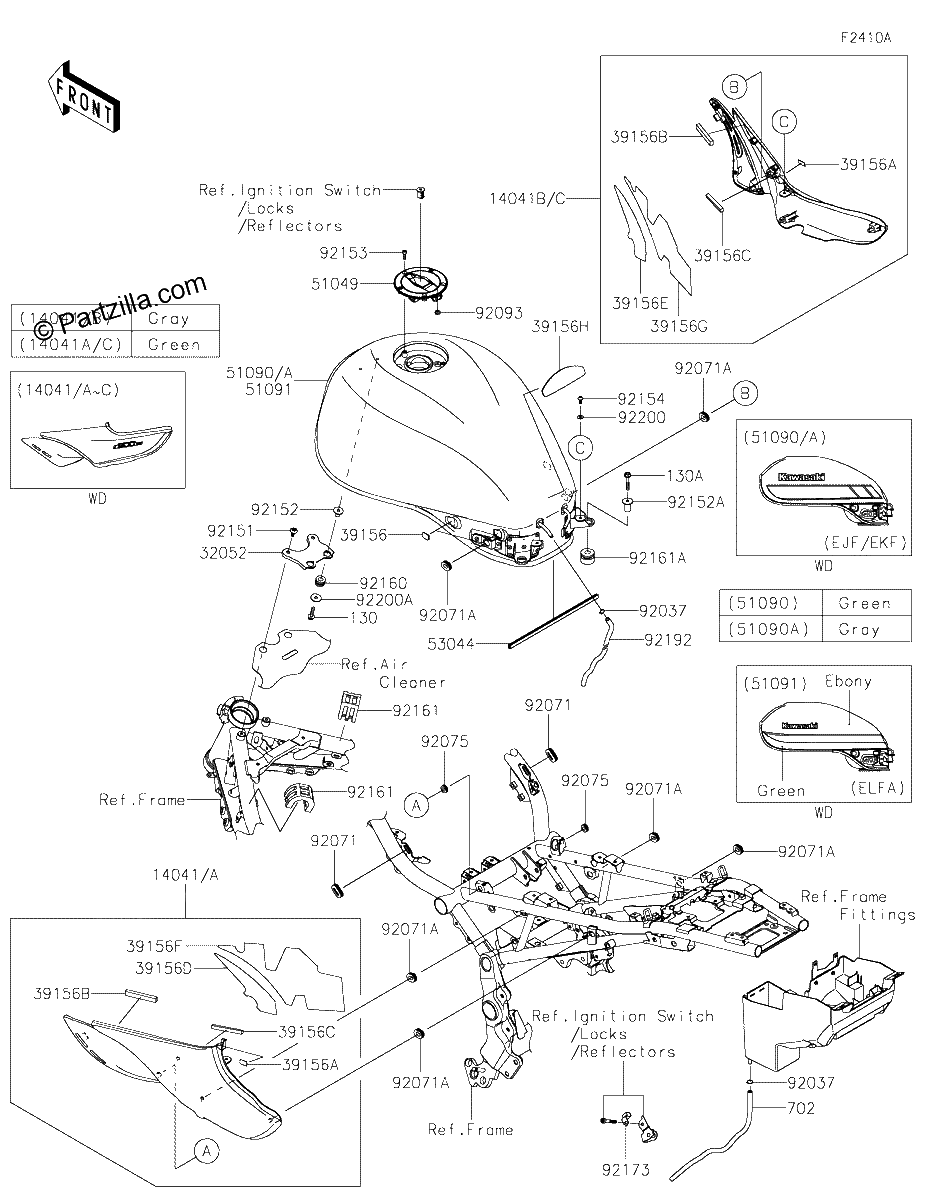 Diagrama de FUEL TANK CA