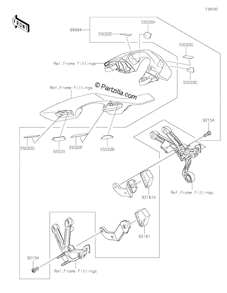 Diagrama de ACCESSORY BAG FITTING KIT