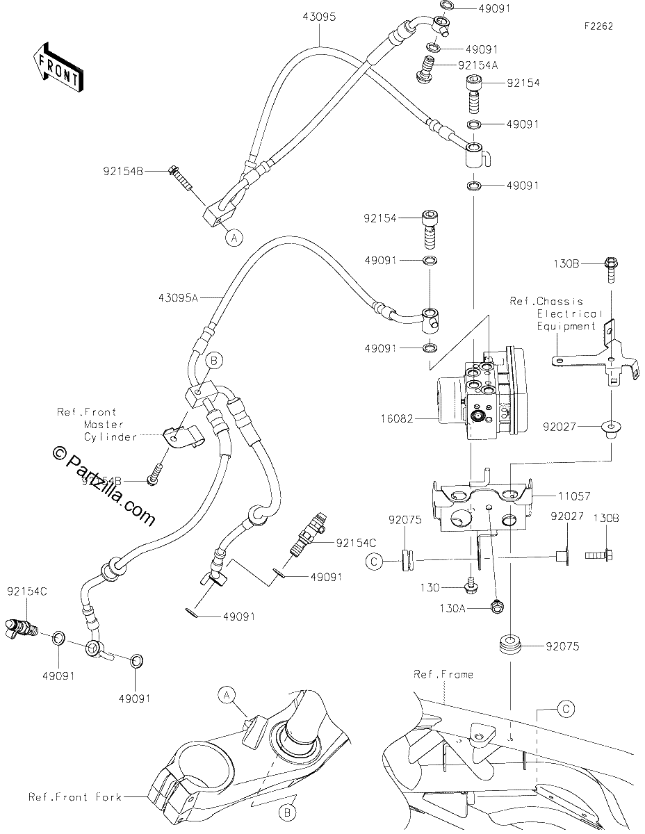 Diagrama de BRAKE PIPING