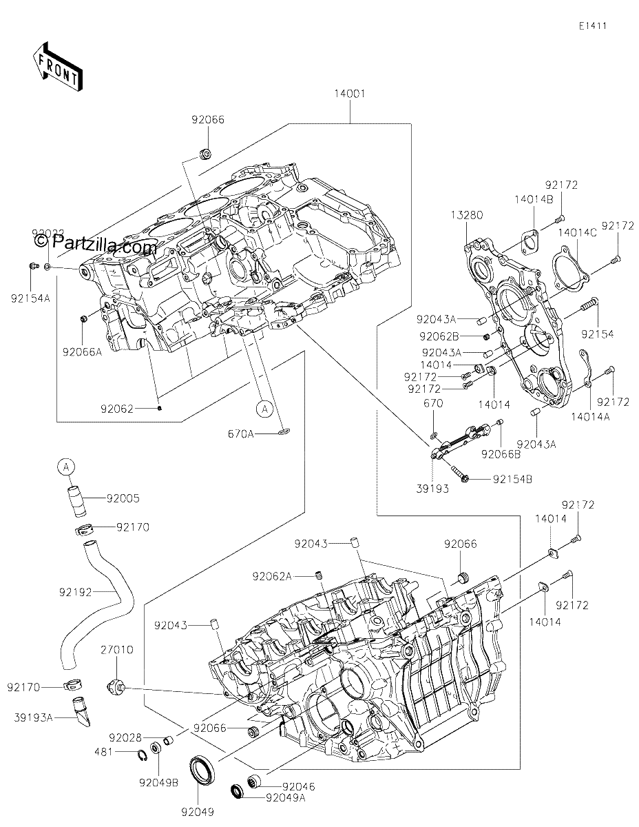 Diagrama de CRANKCASE