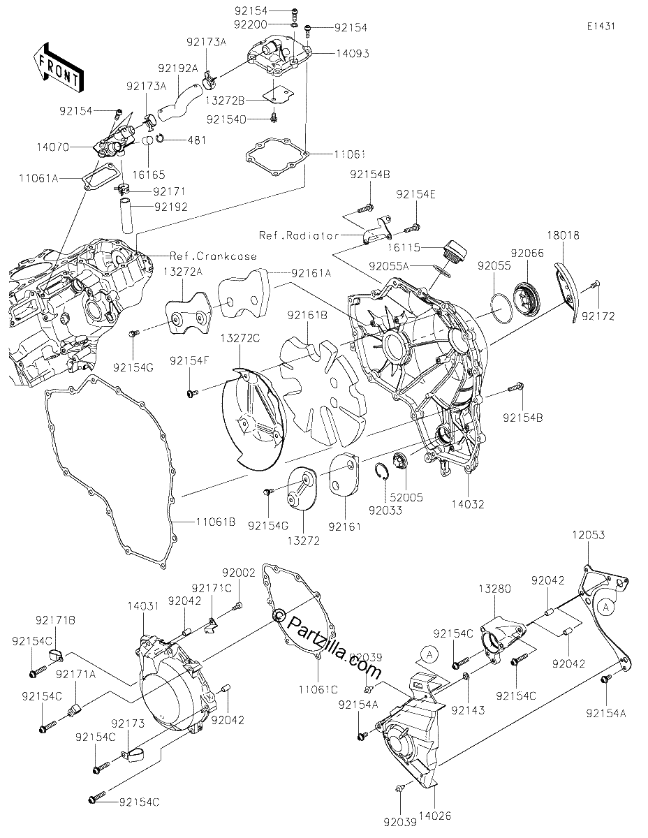 Diagrama de ENGINE COVER S