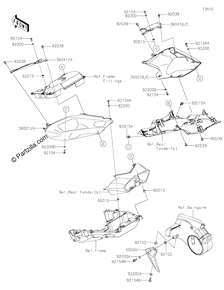 Diagrama de SIDE COVERS CHAIN COVER