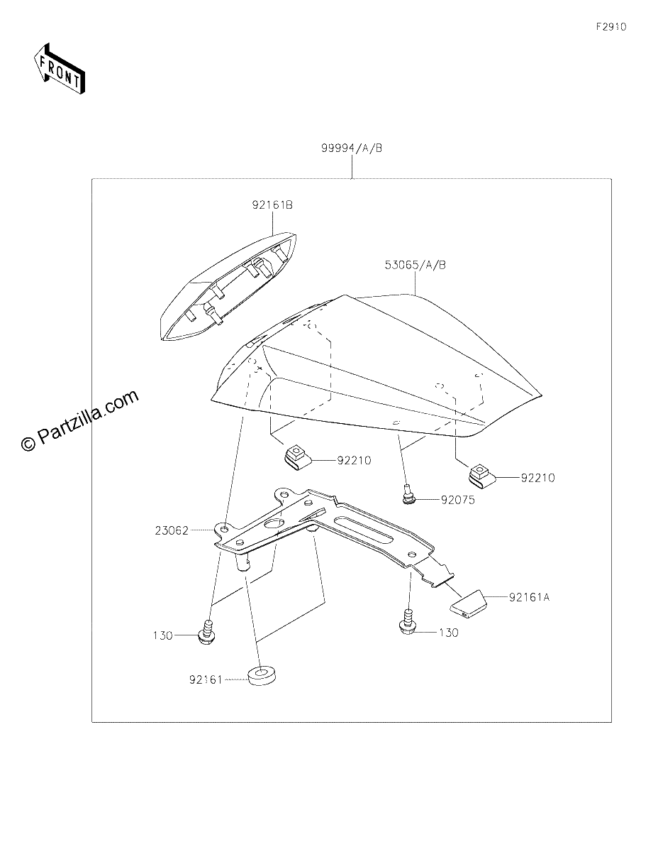 Diagrama de ACCESSORY SINGLE SEAT COVER
