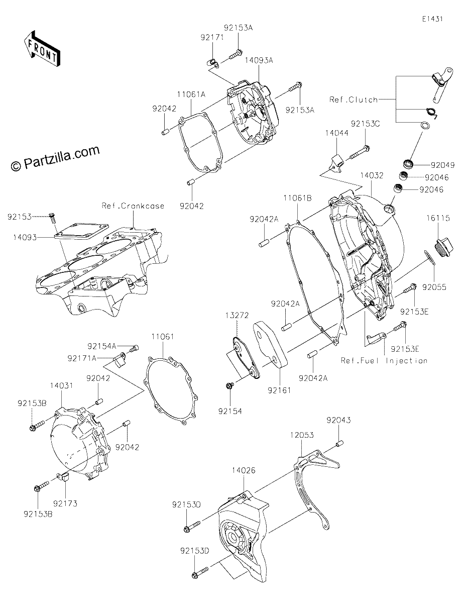 Diagrama de ENGINE COVER S