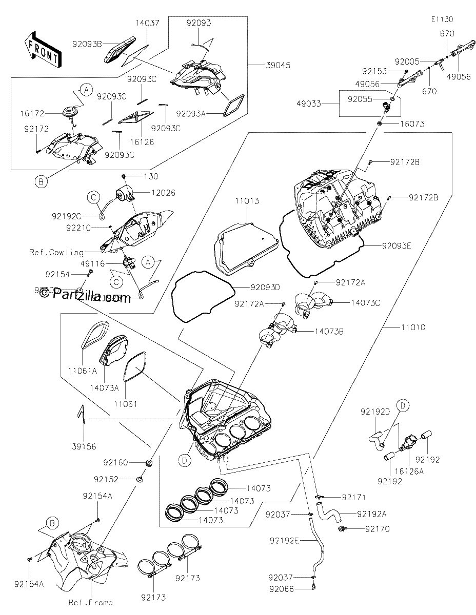 Diagrama de AIR CLEANER