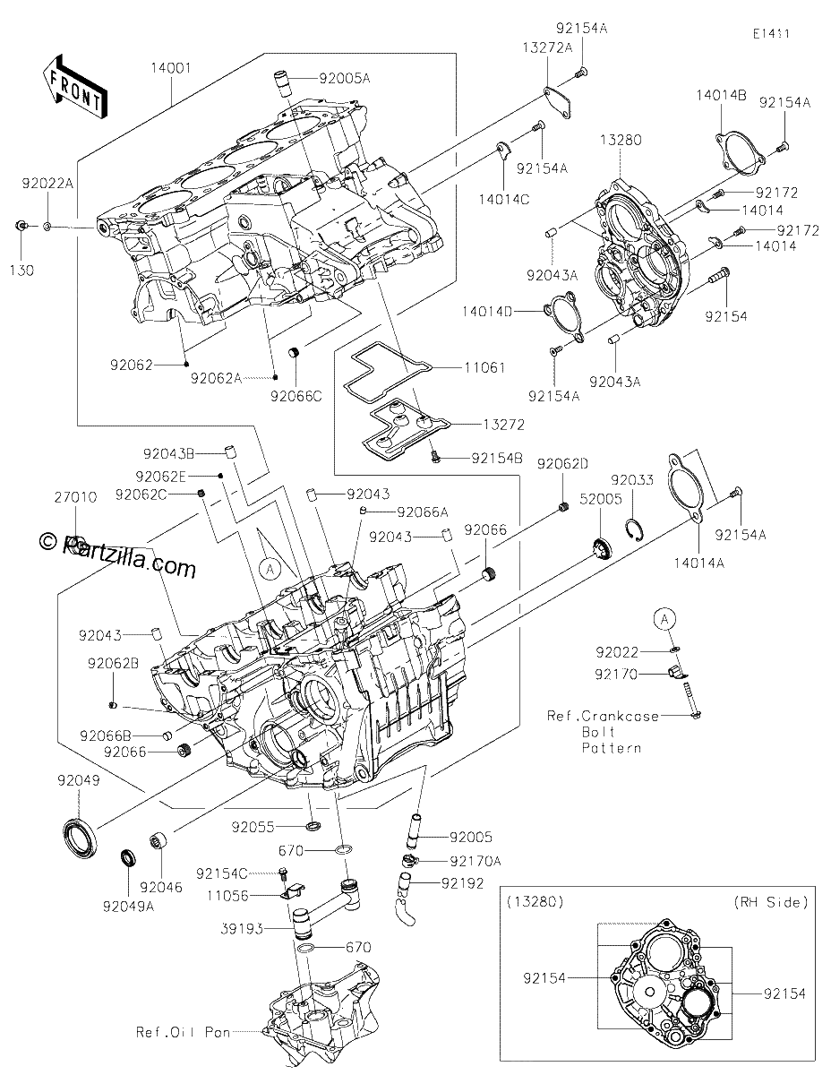 Diagrama de CRANKCASE
