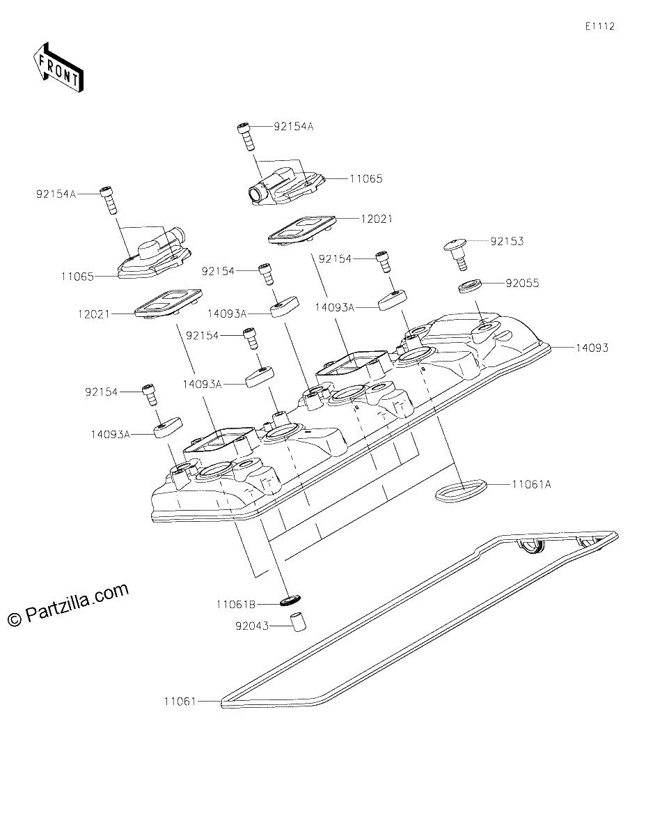Diagrama de CYLINDER HEAD COVER