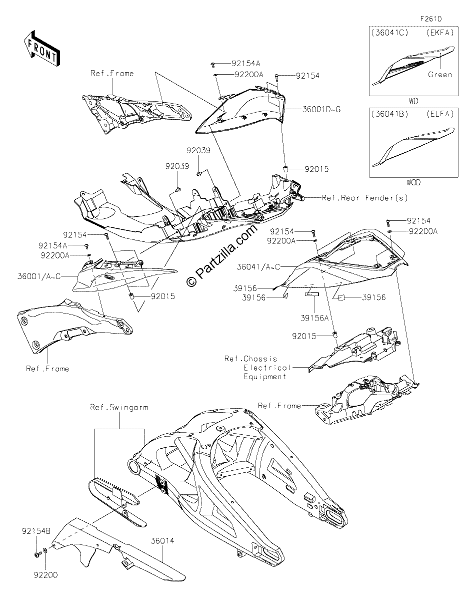 Diagrama de SIDE COVERS CHAIN COVER