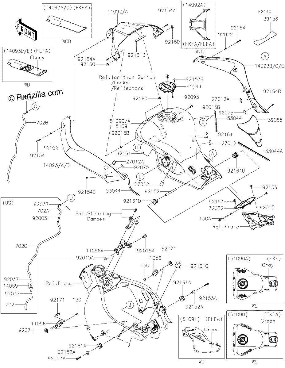 Diagrama de FUEL TANK
