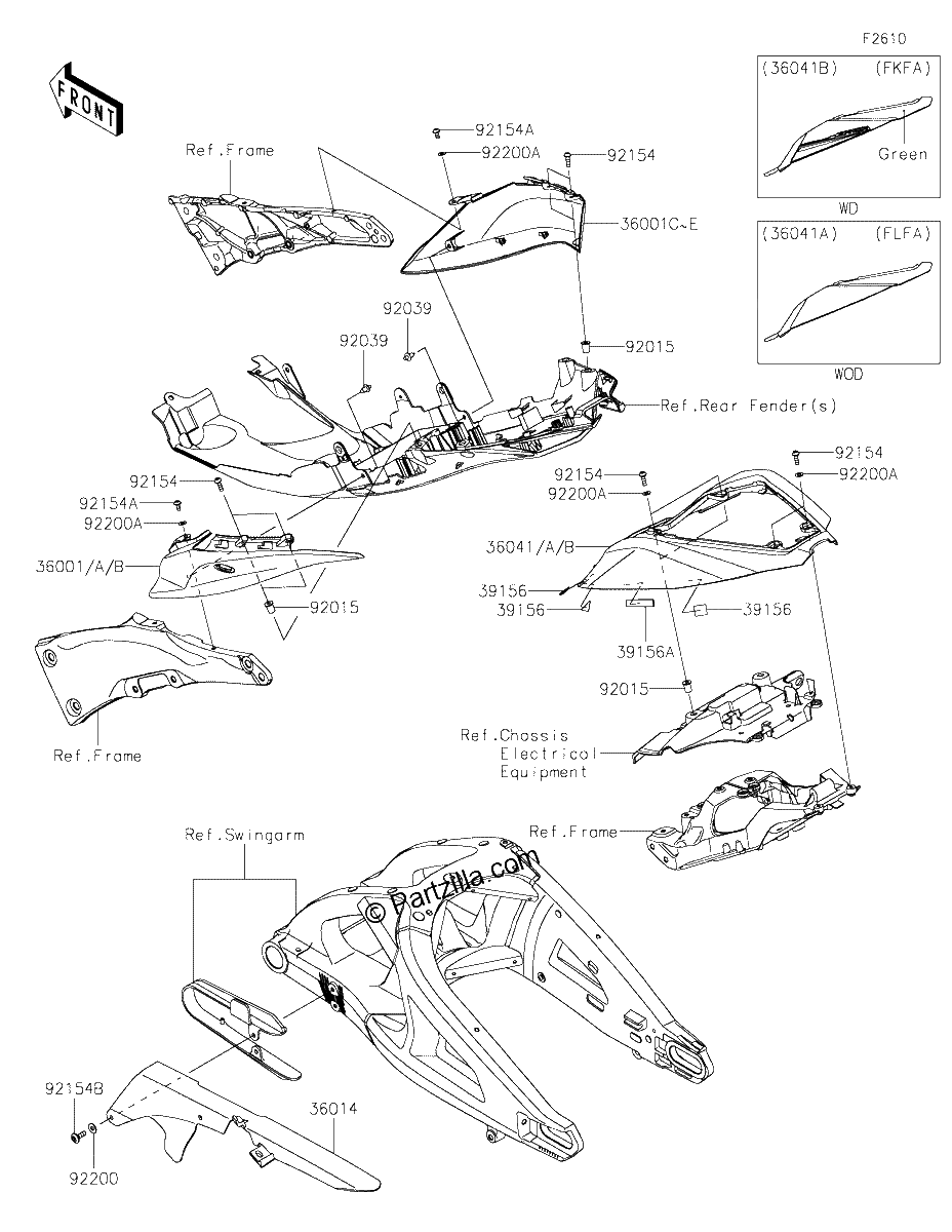 Diagrama de SIDE COVERS CHAIN COVER