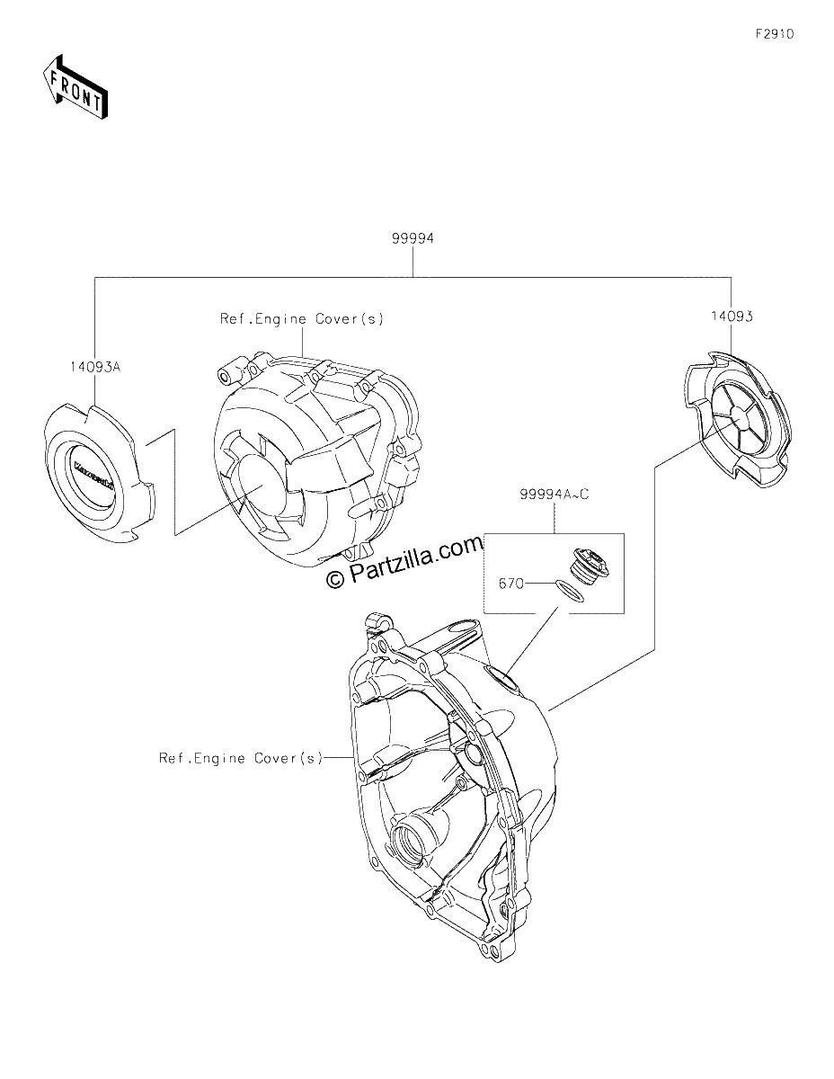 Diagrama de ACCESSORY ENG COVER RING AND CAP