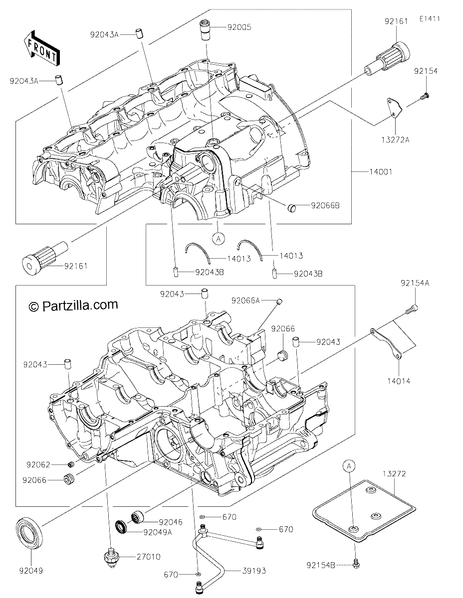 Diagrama de CRANKCASE
