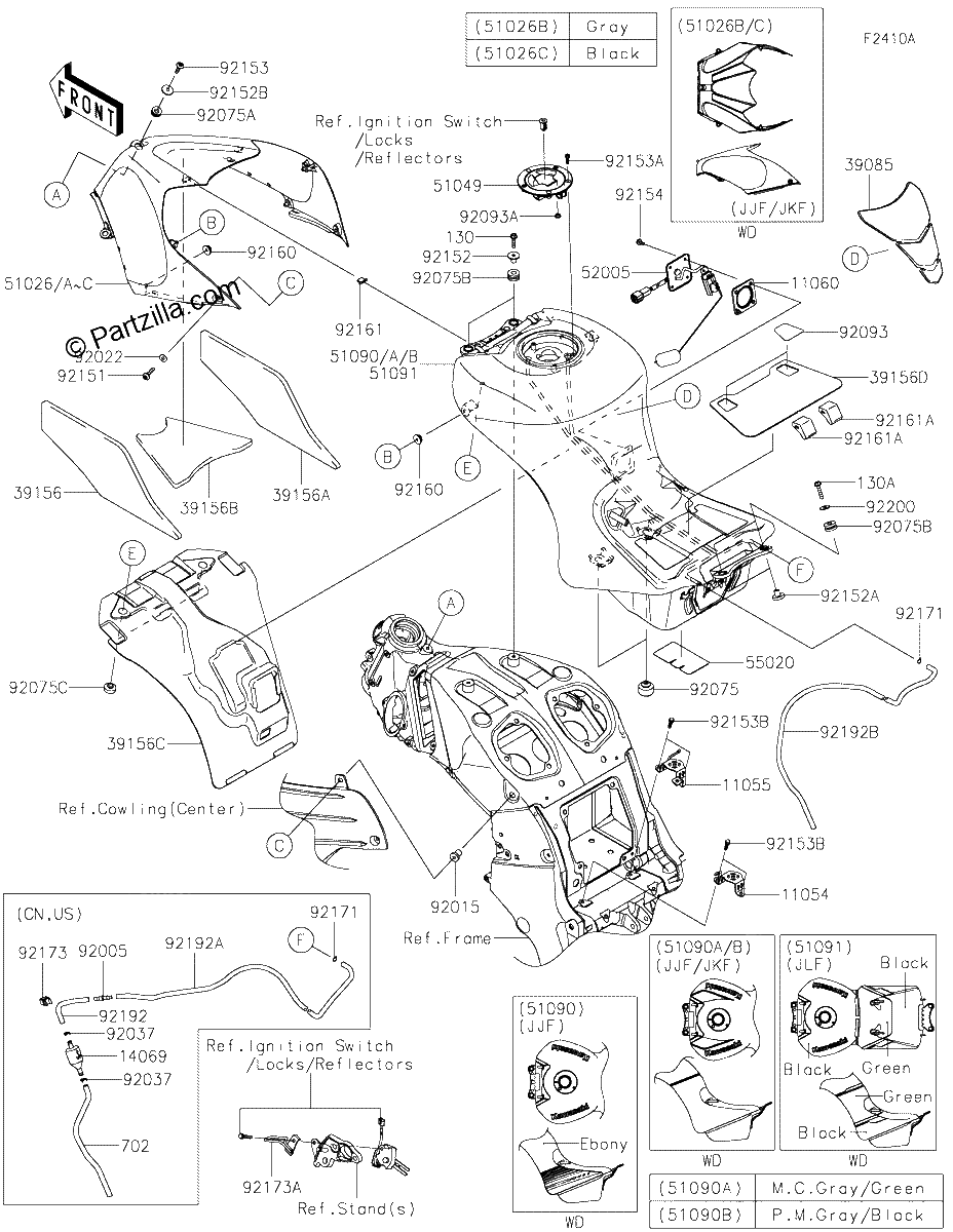 Diagrama de FUEL TANK JJF JLF