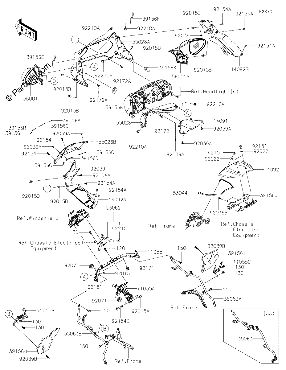 Diagrama de COWLING UPPER