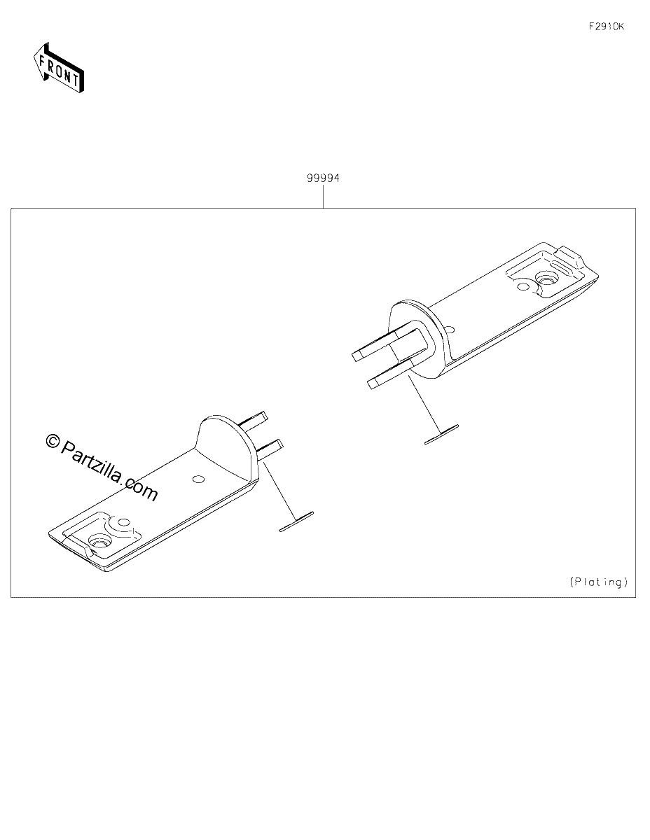 Diagrama de ACCESSORY FOOT PEG