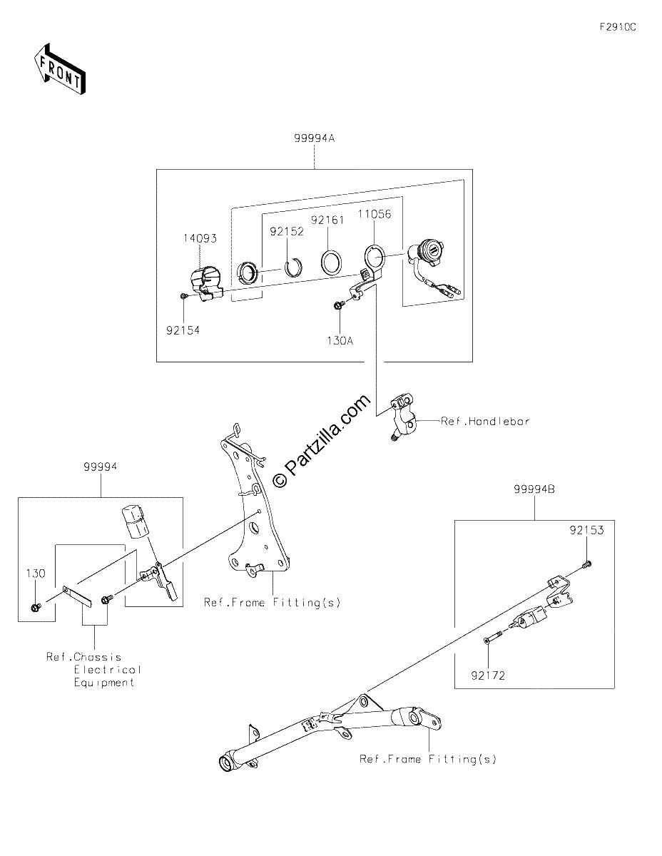 Diagrama de ACCESSORY HELMET LOCK ETC
