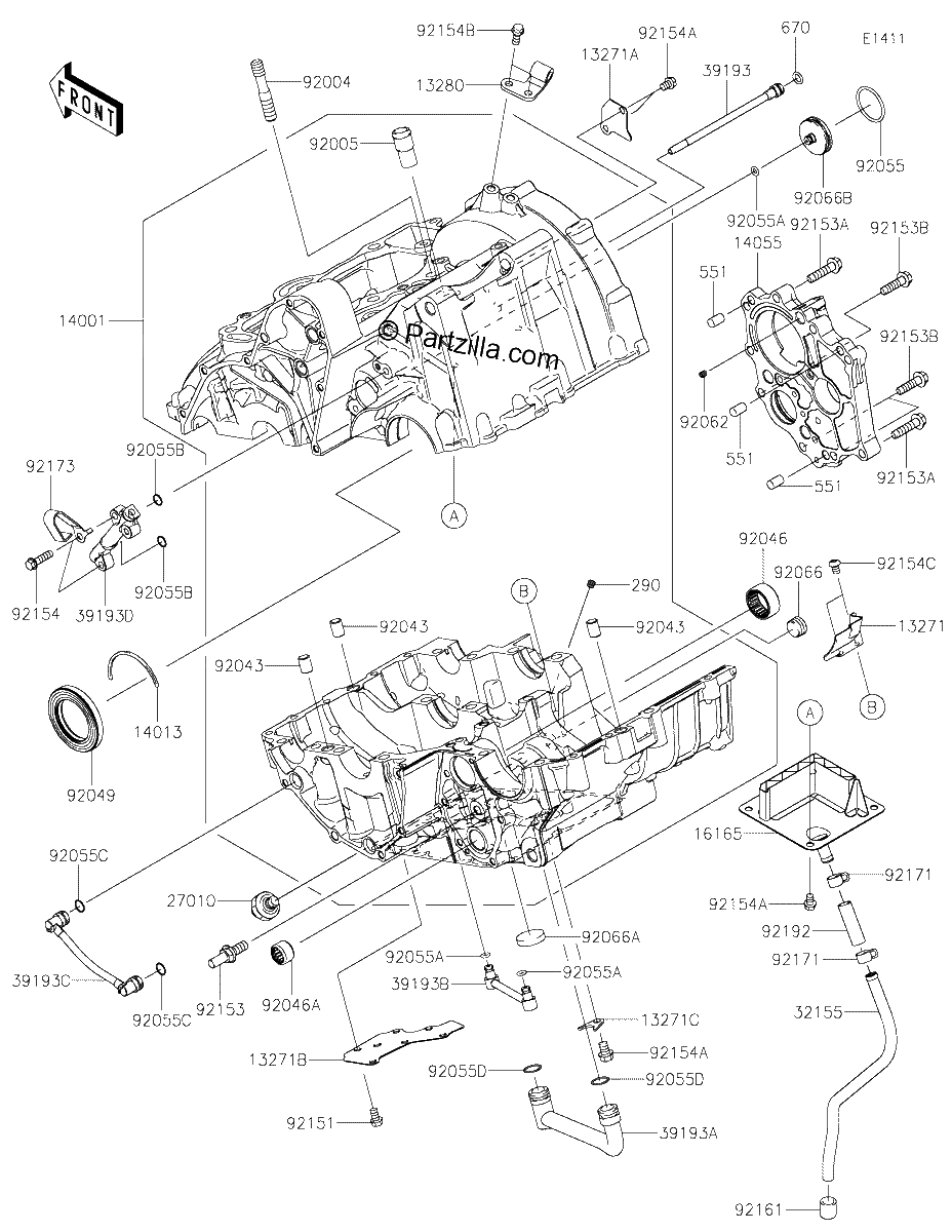 Diagrama de CRANKCASE