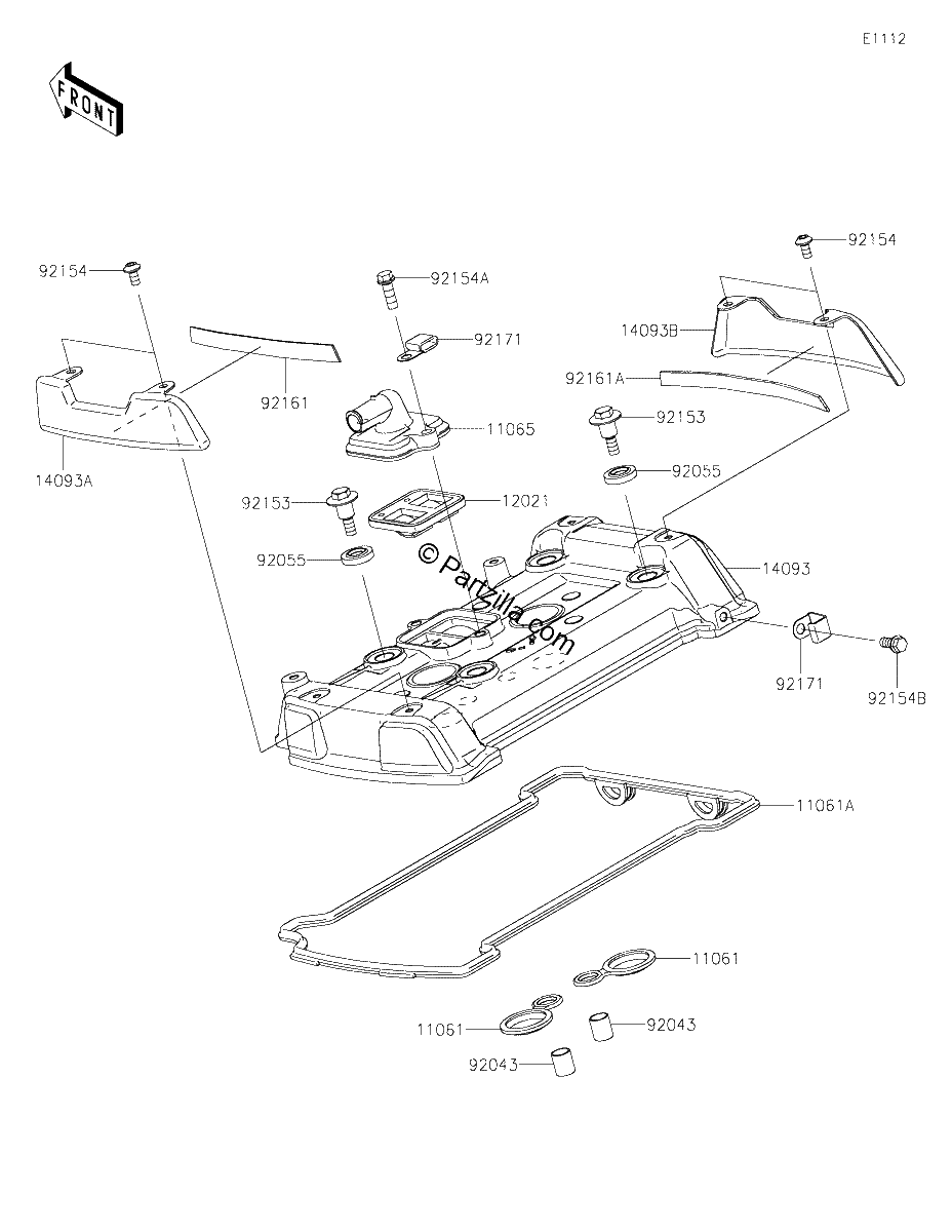 Diagrama de CYLINDER HEAD COVER