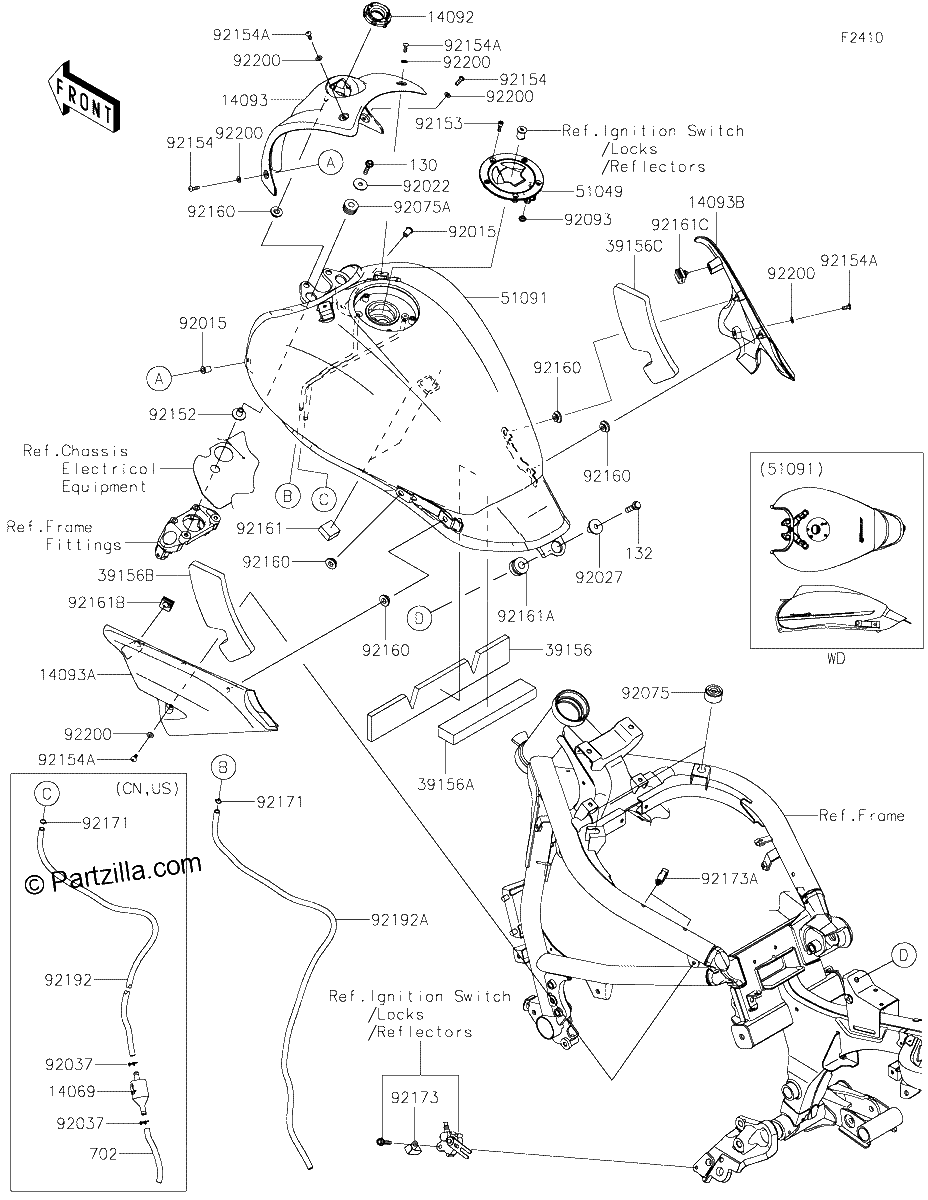 Diagrama de FUEL TANK