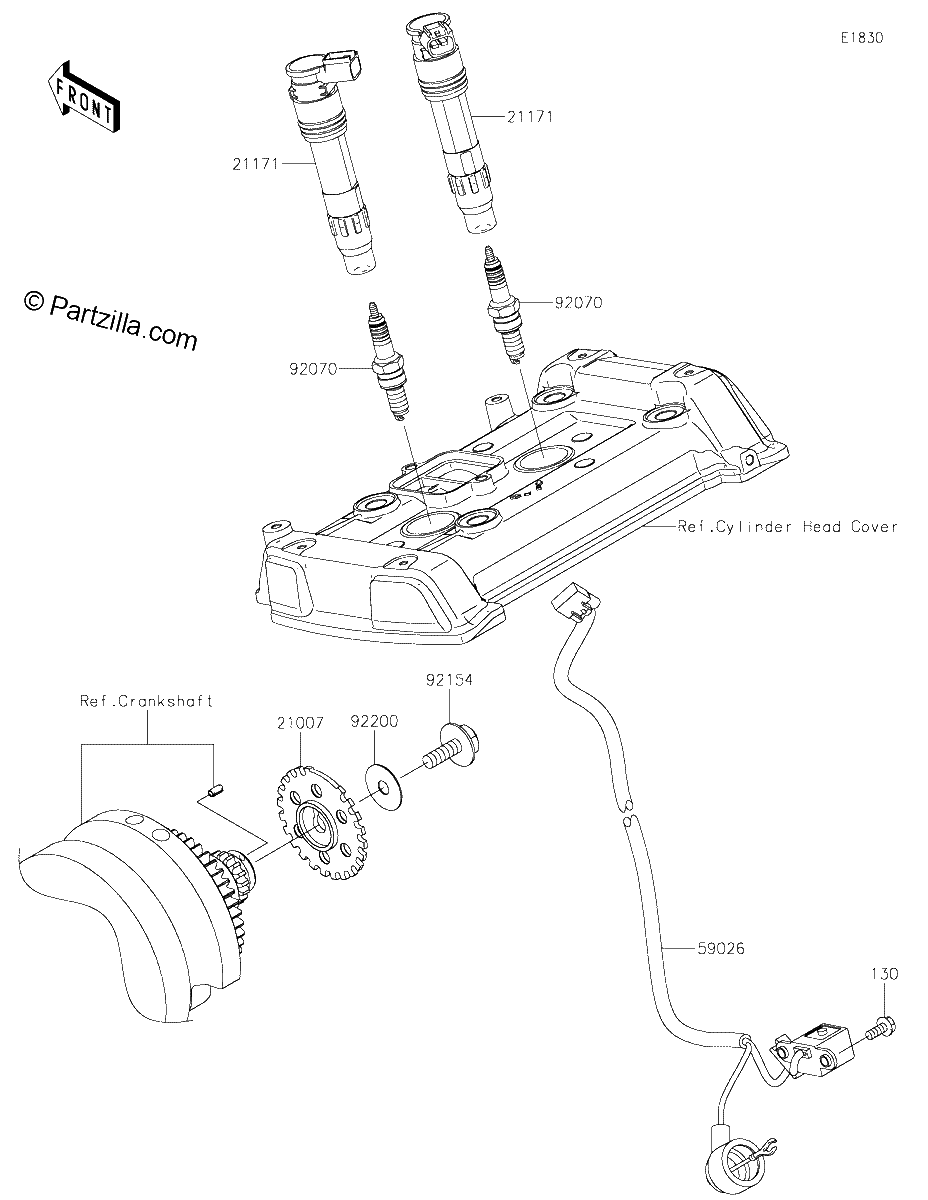 Diagrama de IGNITION SYSTEM