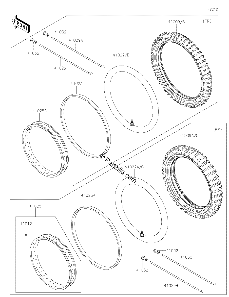 Diagrama de WHEELS TIRES