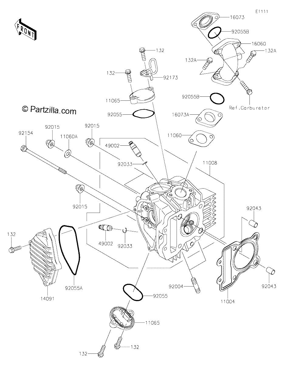 Diagrama de CYLINDER HEAD